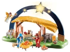 PLAYMOBIL Christmas 9494 Illuminating Nativity Manger