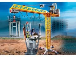 PLAYMOBIL CITY ACTION 70441 RC Crane With Building Section