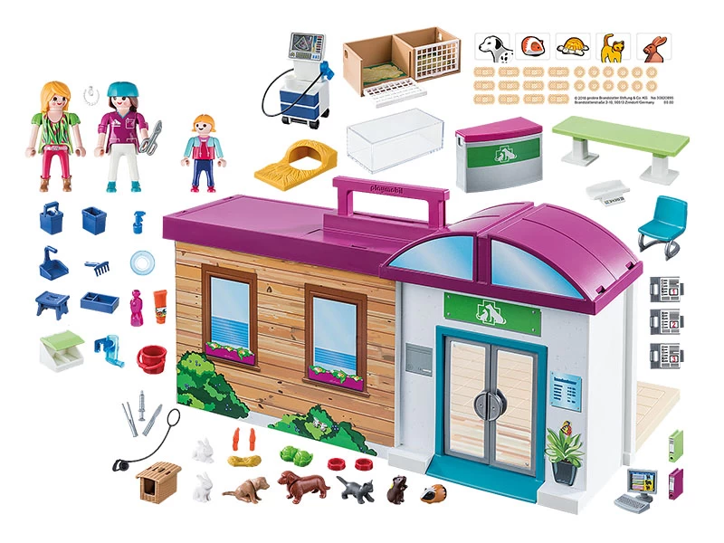 PLAYMOBIL City Life 70146 Take Along Vet Clinic - Image 2