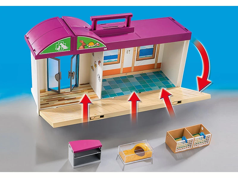 PLAYMOBIL City Life 70146 Take Along Vet Clinic - Image 3