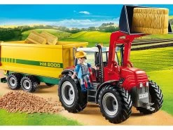 PLAYMOBIL Country 70131 Tractor With Feed Trailer