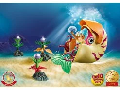 PLAYMOBIL Magic 70098 Mermaid With Sea Snail Gondola