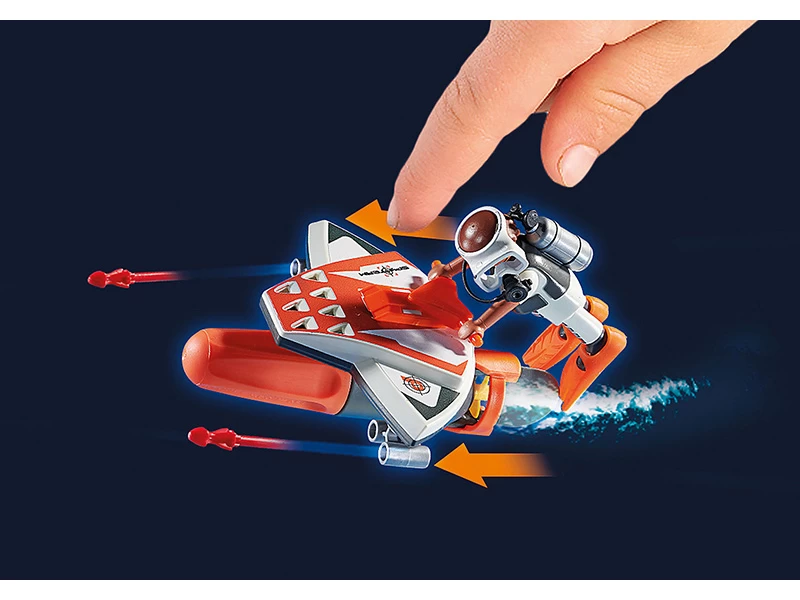 PLAYMOBIL TOP AGENTS 70004 SPY TEAM Underwater Wing - Image 3