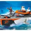 PLAYMOBIL TOP AGENTS 70002 SPY TEAM Turboship